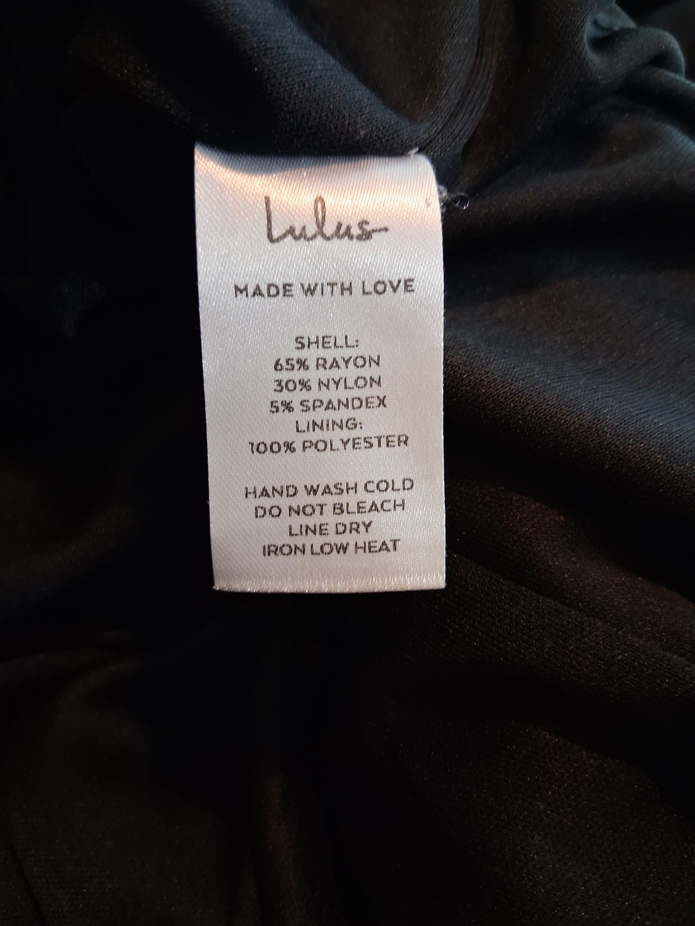Lulu's Black Spaghetti-Strap Ruched Midi Cocktail Dress with Side Slit LBD - Picture 6 of 6